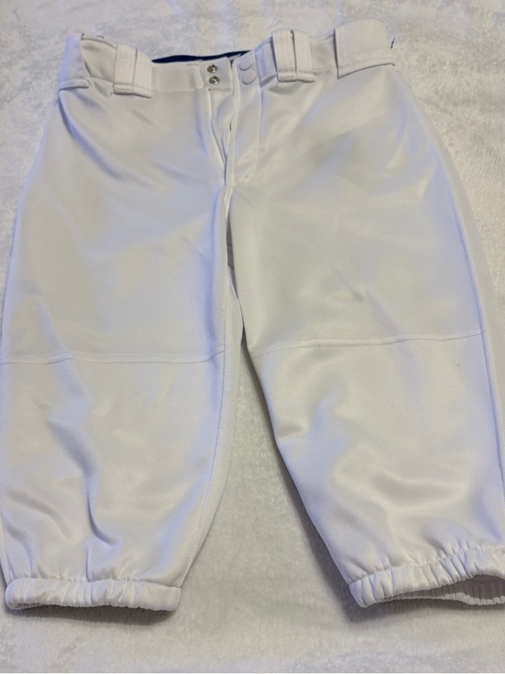 Mizuno White Kids Baseball/Softball Jogger Pants